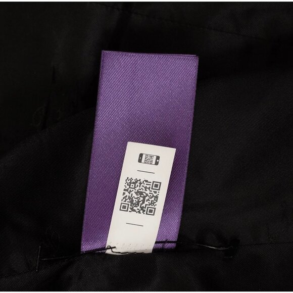 Ralph Lauren Purple Label Collection jacket sz 6 officers black red logo button - Picture 12 of 14